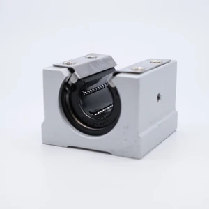 SME16UU Open Case Linear Motion Bearing 16x45x33 Angled View