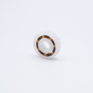 6201PG Plastic Ball Bearing 12x32x10 Glass Balls AP201 Front Side