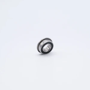 MF128-2RS Mini Flanged Ball Bearing 8x12x3.5mm Side View