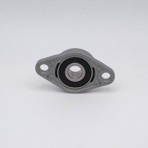 KFL8-2RS Mini Zinc Flange Set Screw Ball Bearing 8mm Bore Back View