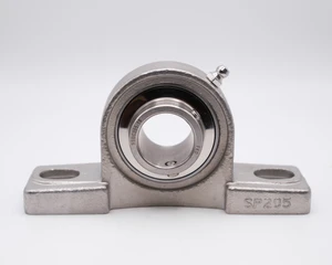 SUCSP208-24 Stainless Steel Pillow Block Unit Front View