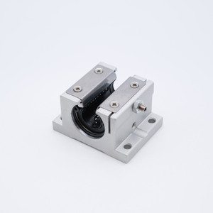 SWD16UU Open Linear Slide Pillow Block 1x3-1/4x2 Angled View