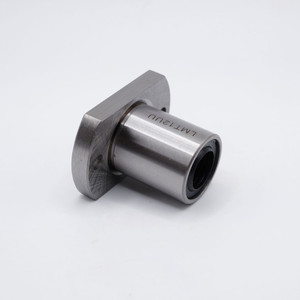 LMH13UU Oval Linear Motion Flange Ball Bushing 13x23x61mm Front Left Angled View