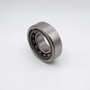 NJ318EMC3 Cylindrical Roller Bearing Brass Cage 19x190x43 Angled View