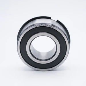 5212-2RSNR Double Row Ball Bearing 60x110x36.5 Front View