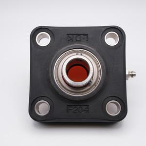 WP-SSBF208+CC Waterproof Thermoplastic 4-Bolt Oval Flange Block 40mm Back View