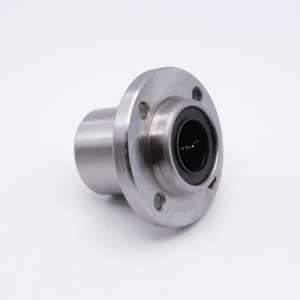 LMF12UU-E Linear Motion Euro Flanged Ball Bushing 12x21x30mm Back Left Angled View