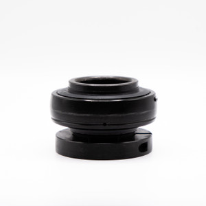 GR204-12 Black Oxide GRIP-IT 360 Insert Ball Bearing 3/4x1-55/64x1-3/8 Flat Side View