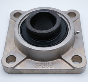 OUCSF209-26 4-Bolt Flanged Mounted Block 1-5/8" Bore Flat View