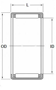 HK810LL bearing drawing