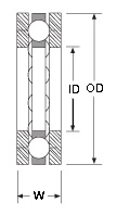51101 bearing drawing