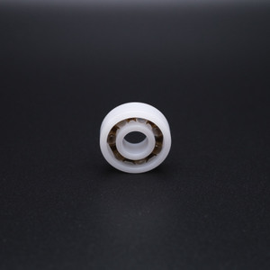 6001 Plastic Ball Bearing 12x28x8mm Front Angled View