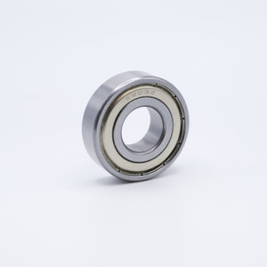 6207ZZ Ball Bearing 35x72x17mm Left Angled View