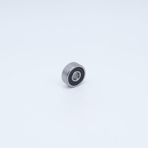 S693-2RS Stainless Steel Miniature Ball Bearing 3x8x4mm Left Angled View