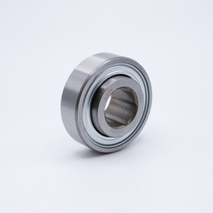 205KRR2 Agricultural Ball Bearing Hex Shaft Size 7/8" Bore Left Angled View