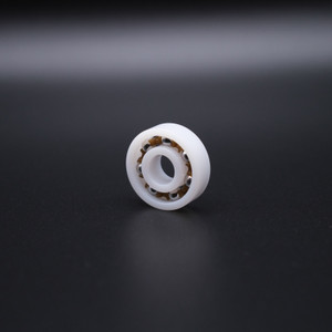6001PBS Plastic Ball Bearing 12x28x8mm Right Angled View