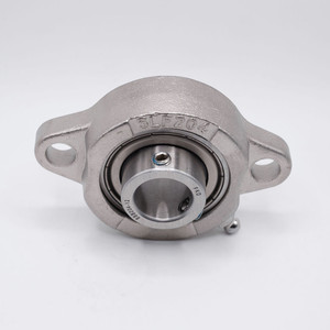SSBSLF204-12 2-Bolt Flange Bearing Unit 3/4" Bore Front View