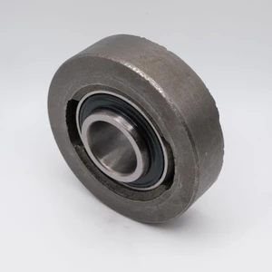 UCC205-16 Cylindrical Cartridge Bearing Unit 1" Bore Left Angled View