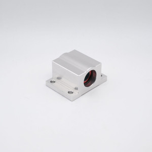 SWAP04 Plain Linear Pillow Block Bearing 1/4" Bore Left Angled View