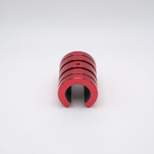 SWPOP20 Open PTFE Lined Plain Linear Bearing 1-1/4x2x2-5/8 Front View