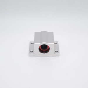 SWAP10 Inch Sized Closed PTFE Lined Plain Linear Pillow Block Bearing 5/8" Bore Front View