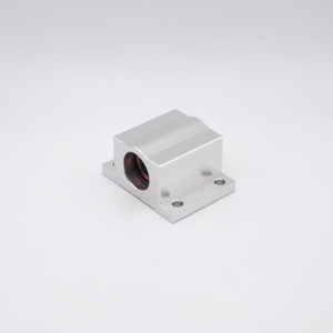 SWAP20 Inch Sized Closed PTFE Lined Plain Linear Pillow Block Bearing 1-1/4" Bore Right Angled View