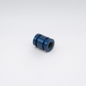 KHP10 Metric Closed Thin Plain Linear Bearing PTFE Lined 10x17x22mm Left Angled View
