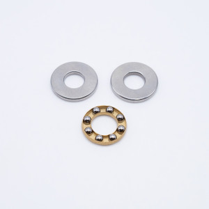 F8-12.5G Miniature Thrust Ball Bearing 8x12.5x5mm Separate Bottom View