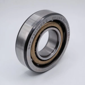 7208BEAG Angular Ball Bearing 40x80x18mm Left Angled View
