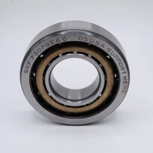 7208BEAG Angular Ball Bearing 40x80x18mm Front View