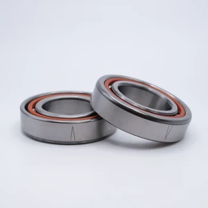 7201C-5DBLP5 Duplex Angular Contact Ball Bearing 12x32x10mm Stacked Angled View