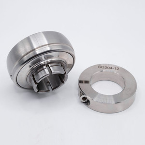 SUE206-20-TJ Insert Bearing 1-1/4" Bore Front Separate View