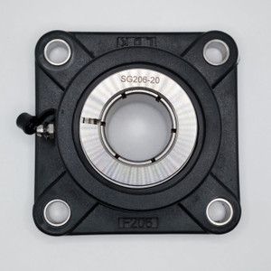 TP-SUEF206-20 4-Bolt Flanged Mounted Block Unit 1-1/4" Bore Top View