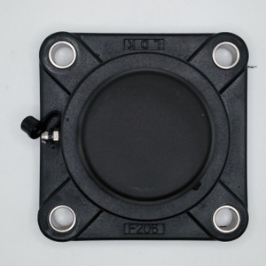 TP-SUEF208-24 4-Bolt Flanged Mounted Block Unit 1-1/2" Bore Top Cap View