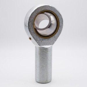 POS18ECL PTFE Lined Rod-End Ball Joint Bearing 18mm Bore Angled Bore View