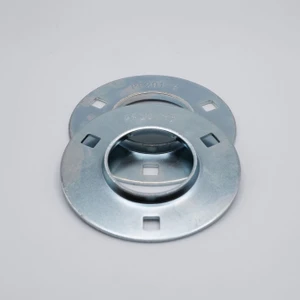 62MS 3-Bolt Pressed Steel Circle Flange Housing 62mm Front View