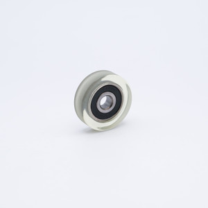 PU62520-5 Polyurethane Coated Bearing Wheel 5x20x5mm Left Angled View