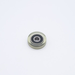 PU60624-6 Polyurethane Coated Bearing Wheel 6x24x6mm Flat View