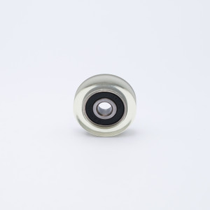 PU62624-8 Polyurethane Coated Bearing Wheel 6x24x8mm Front View