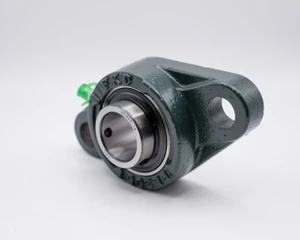 UCFLX05-16 Cast Iron 2-Bolt Oval Flange 1" Bore Angled View