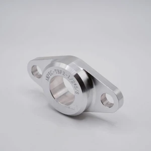 TBF1-1/4x3/8 2-Bolt Fixed Aluminum Housing Right Angled View
