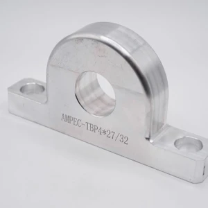 TBP1-1/8x3/8-3/8 2-Bolt Fixed Aluminum Pillow Block Housing Right Angled View