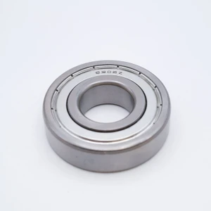 316 Stainless Steel 6302-ZZ Ball Bearing 15x42x13mm Flat View