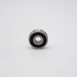 V623-2RS V-Groove Ball Bearing 3x12x4mm Sealed Front View