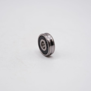 V623-2RS V-Groove Ball Bearing 3x12x4mm Sealed Right Angled View