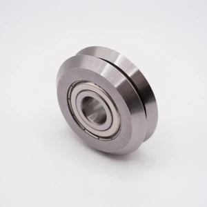RM3-ZZ V-Groove Ball Bearing 12x45.72x15.88mm Shielded Back View