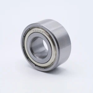 5206-ZZ Double Row Ball Bearing 30x62x23.8mm Shielded Side View