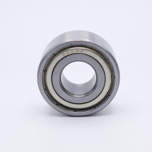 5208-ZZ Double Row Ball Bearing ID 40 x OD 80 x W 30.2mm Shielded Front View