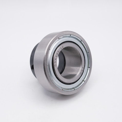 CSA202-10 Eccentric Bore Insert Ball Bearing 5/8x40x12mm Back Left View