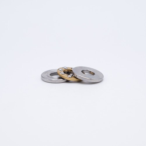 F5-11 Miniature Thrust Ball Bearing 5x11x4.5mm Layered Side View